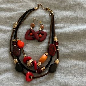 Chico’s necklace and earring set